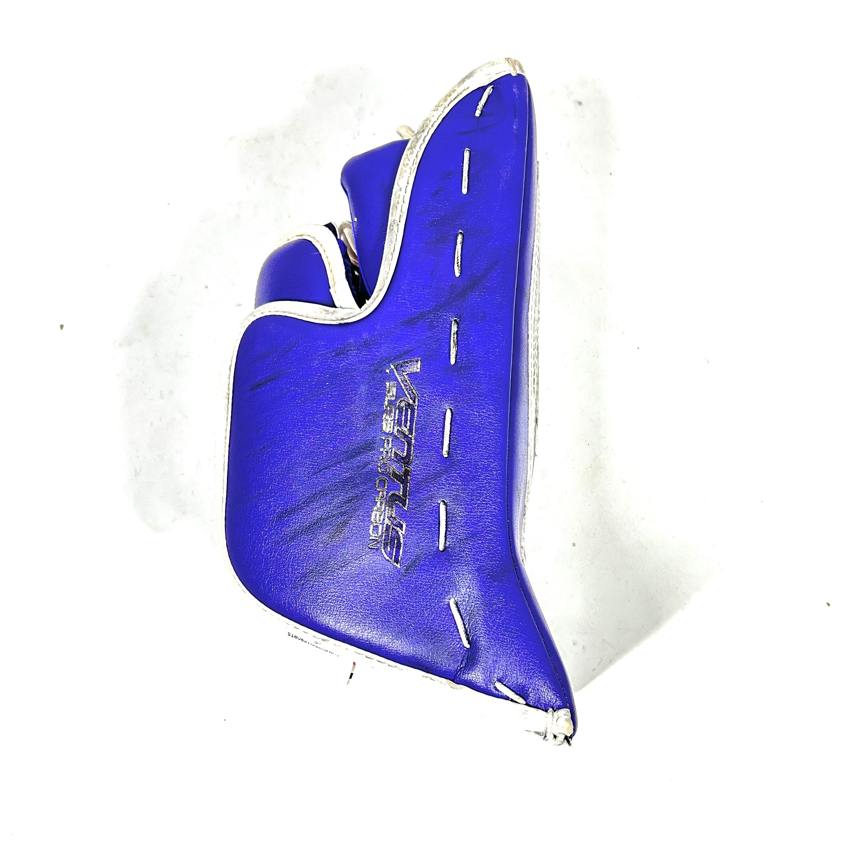 Bloqueur de gardien Vaughn SLR2 Pro Carbon d'occasion (violet/blanc)